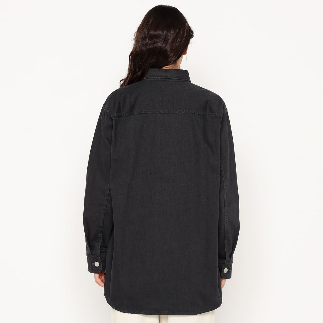 Women's Cotton Drill Shirt Jacket