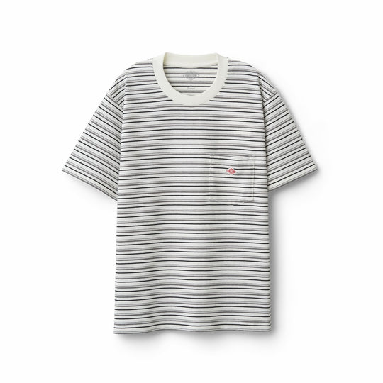 Women's Short Sleeve Pocket T-shirt Stripe