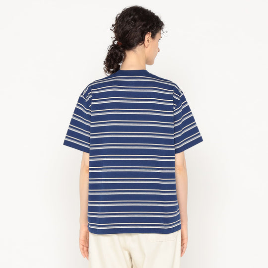 Women's Short Sleeve Pocket T-shirt Stripe