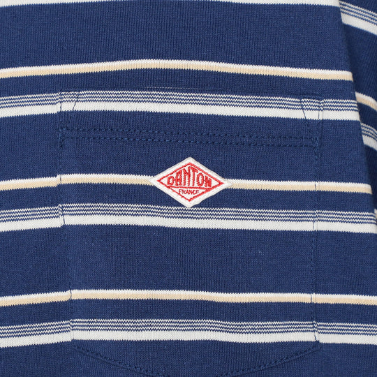 Women's Short Sleeve Pocket T-shirt Stripe