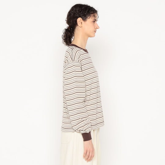 Women's Long Sleeve T-shirt Stripe