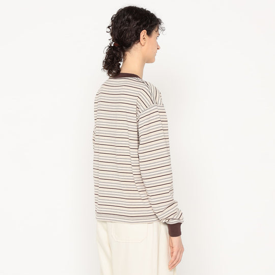 Women's Long Sleeve T-shirt Stripe