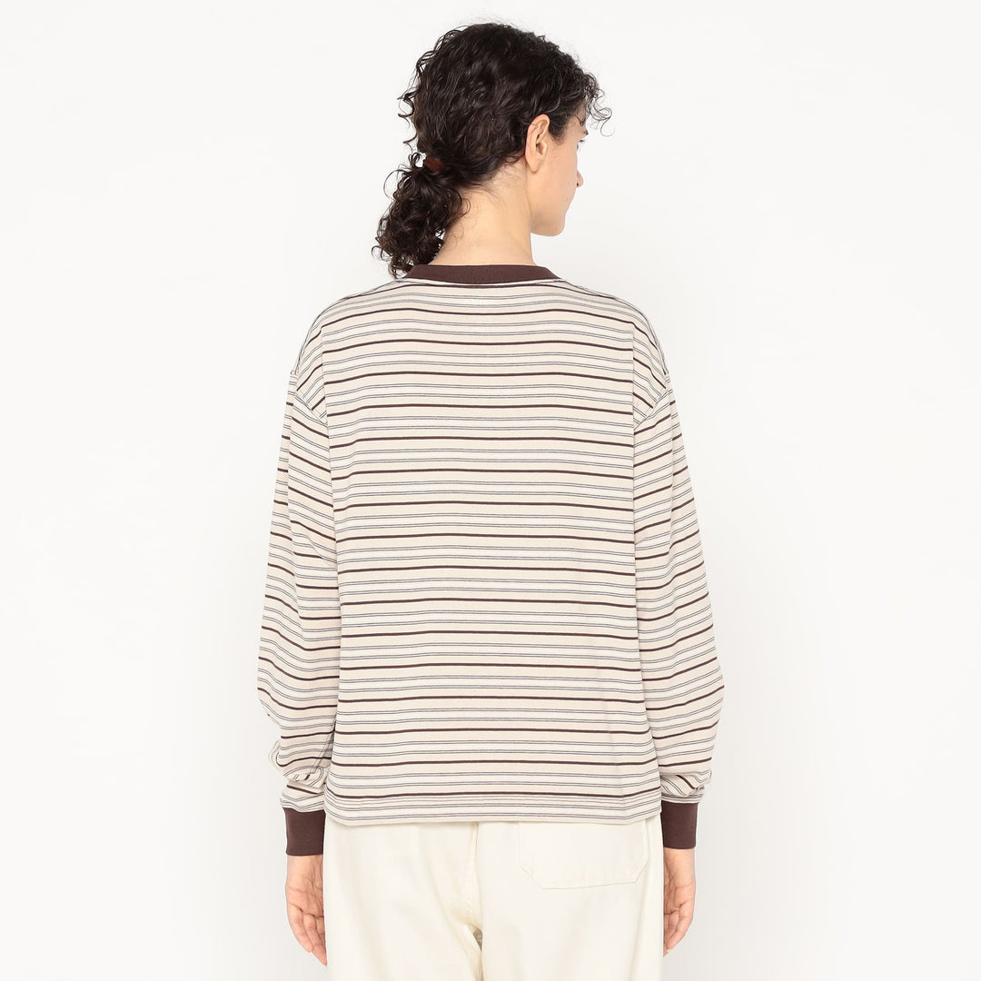 Women's Long Sleeve T-shirt Stripe