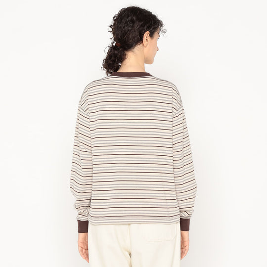 Women's Long Sleeve T-shirt Stripe