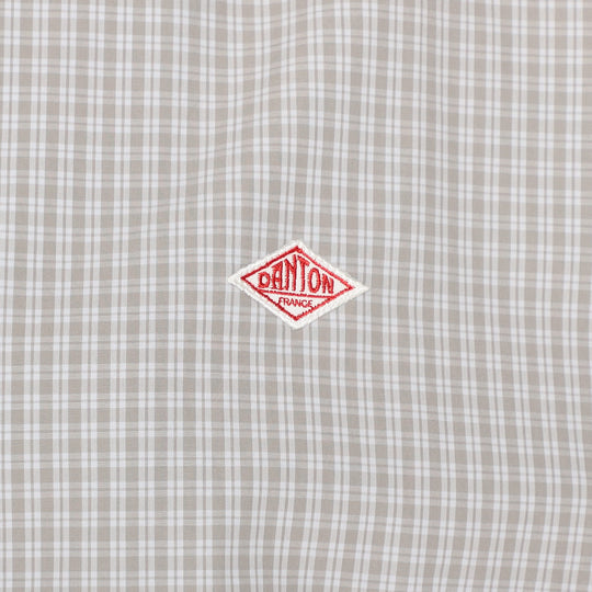 Women's Cotton Poplin Half Sleeve Shirt Plaid