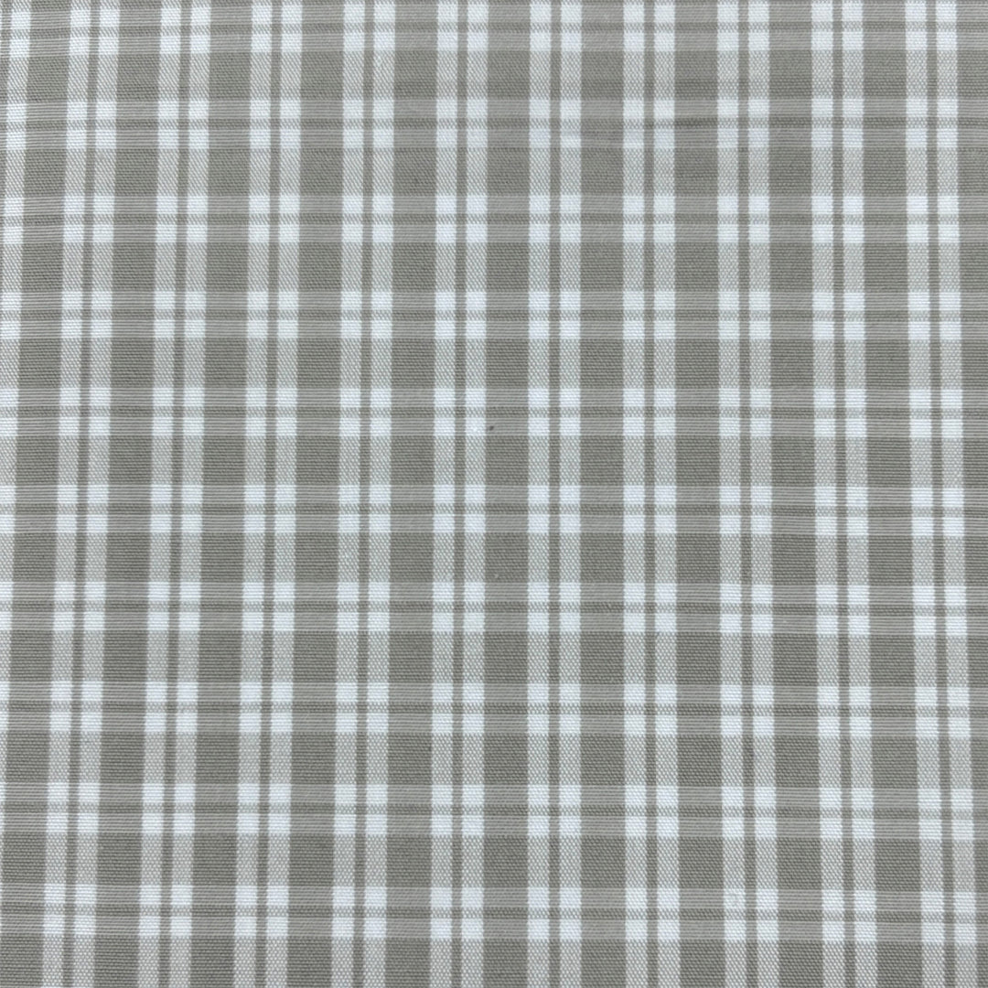 Women's Cotton Poplin Half Sleeve Shirt Plaid