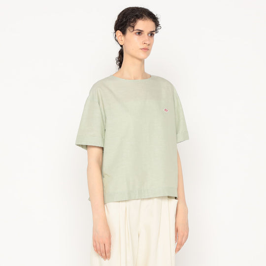 Women's Cotton Linen Slub Pullover Blouse
