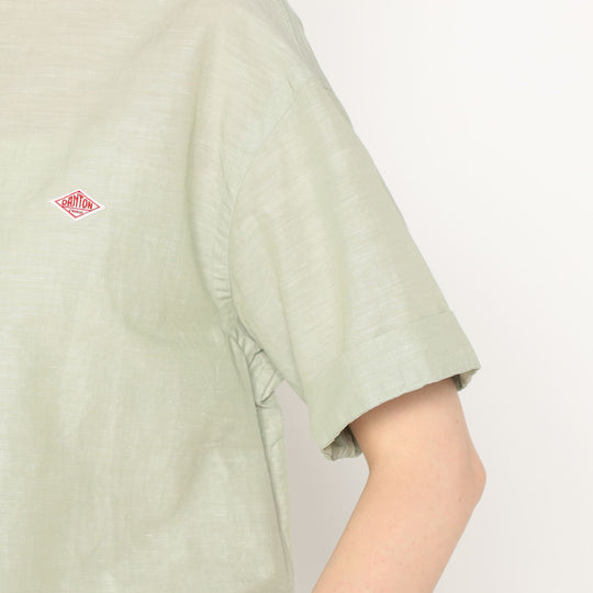 Women's Cotton Linen Slub Pullover Blouse