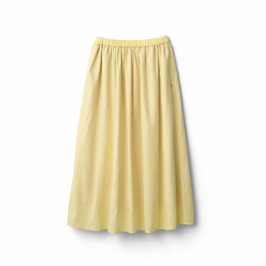 Women's Seersucker Gather Skirt