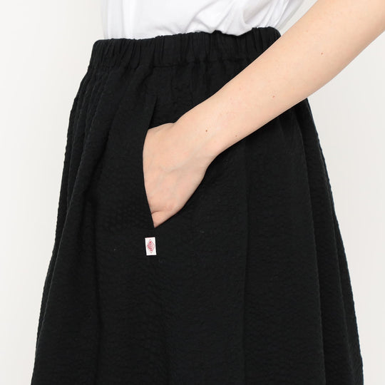 Women's Seersucker Gather Skirt