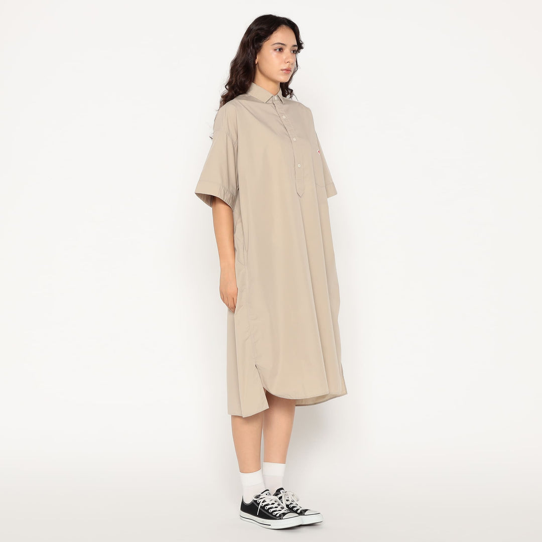 Women's Cotton Poplin Pullover Shirt Dress