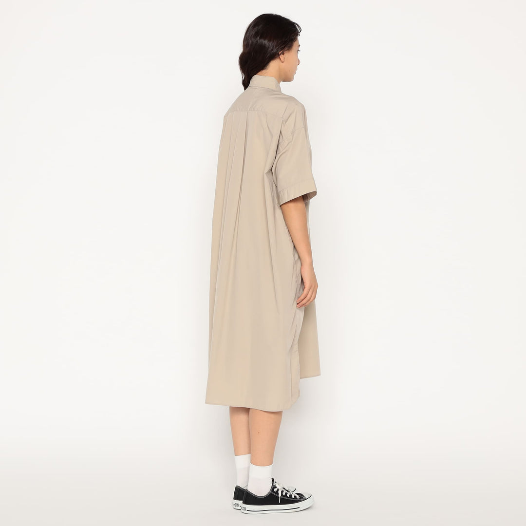 Women's Cotton Poplin Pullover Shirt Dress