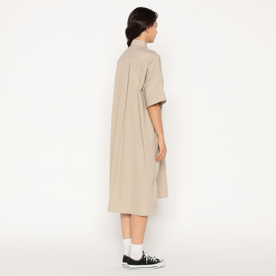 Women's Cotton Poplin Pullover Shirt Dress