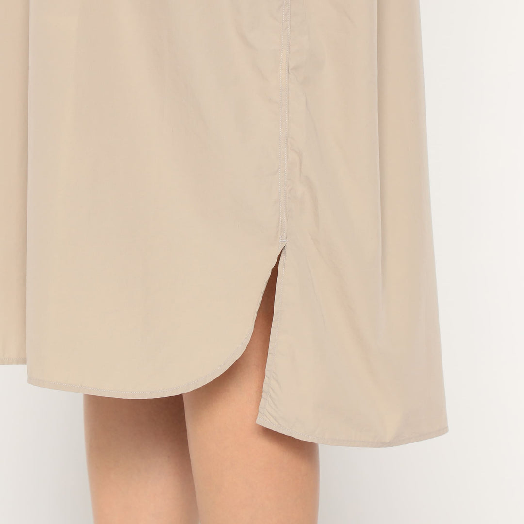 Women's Cotton Poplin Pullover Shirt Dress