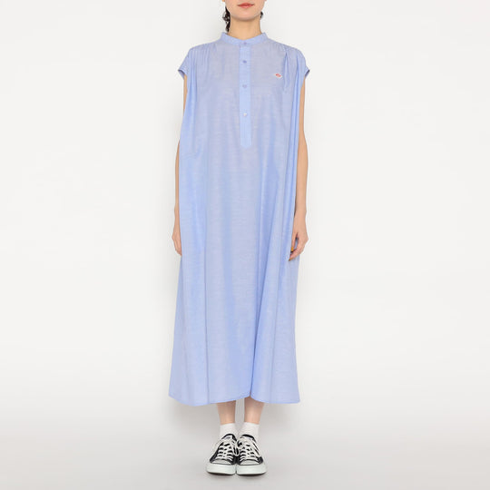 Women's Cotton Linen Slub Sleeveless Dress