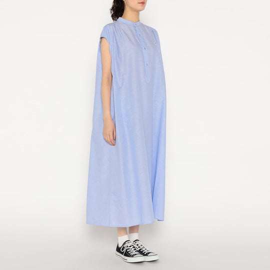 Women's Cotton Linen Slub Sleeveless Dress