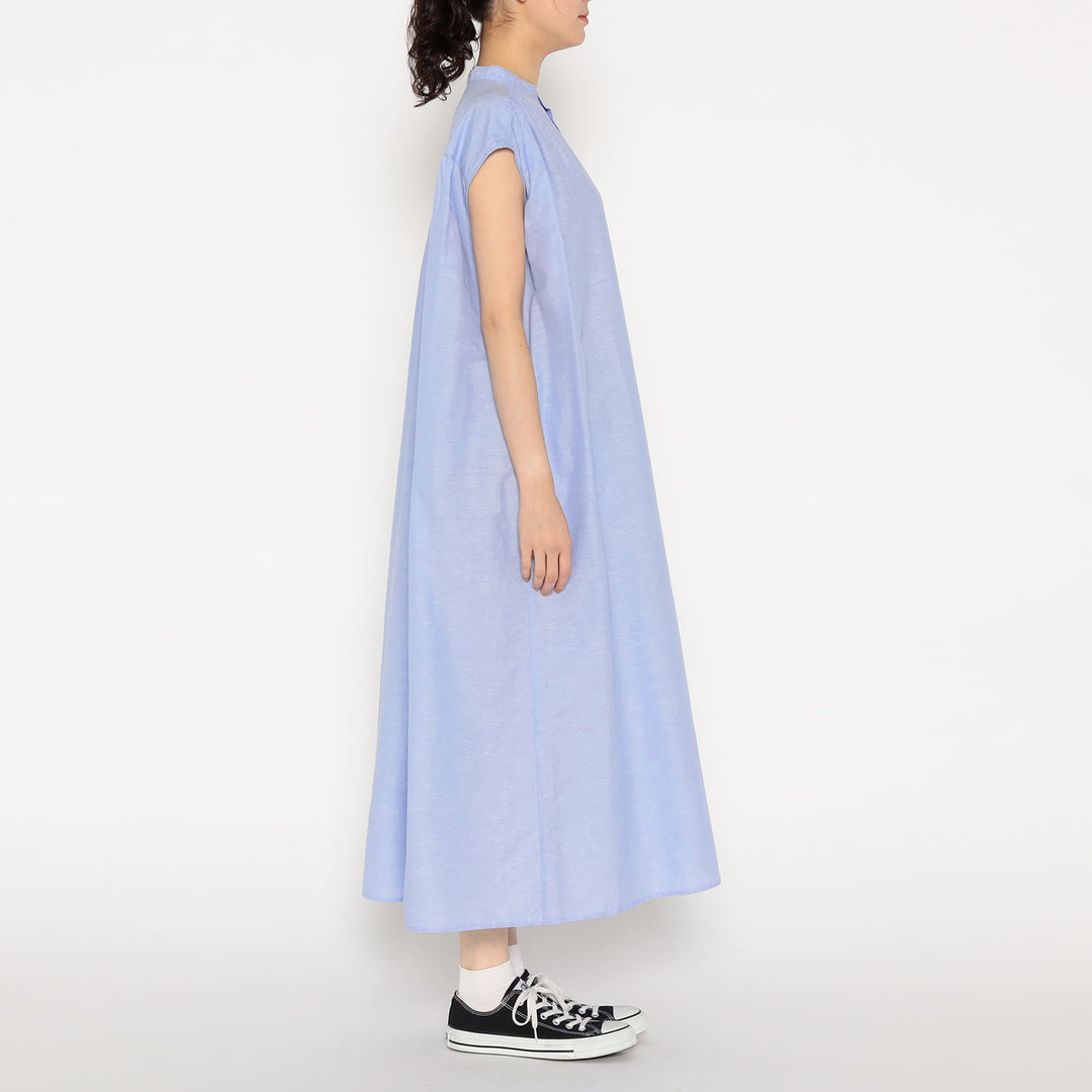 Women's Cotton Linen Slub Sleeveless Dress