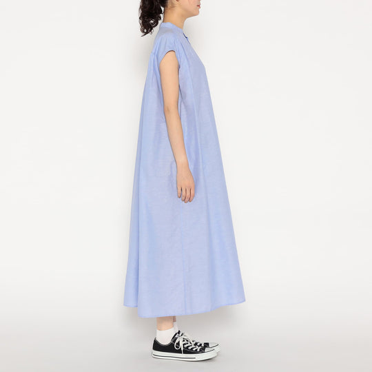 Women's Cotton Linen Slub Sleeveless Dress