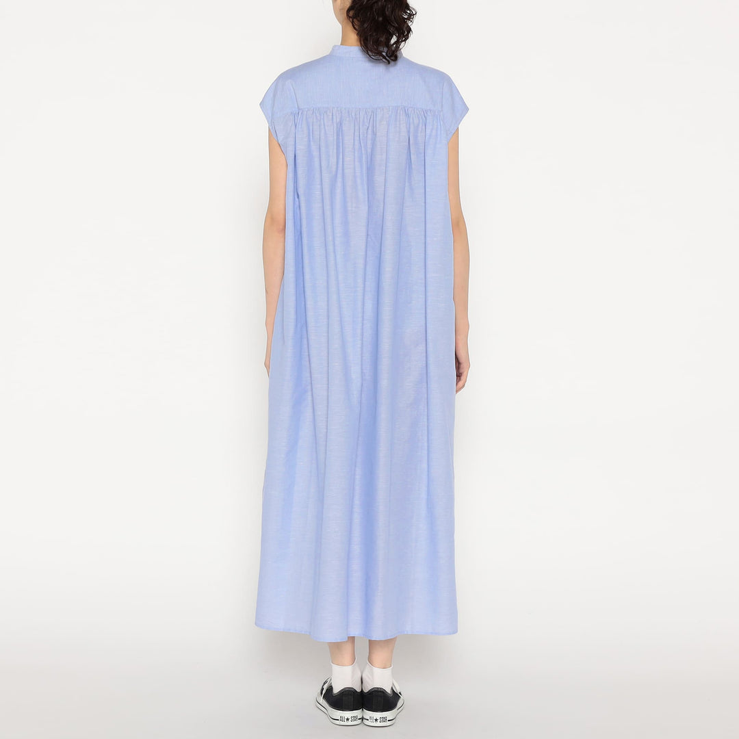 Women's Cotton Linen Slub Sleeveless Dress