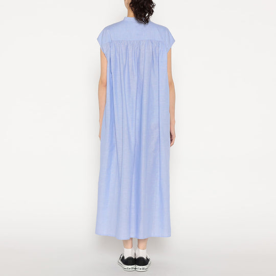 Women's Cotton Linen Slub Sleeveless Dress