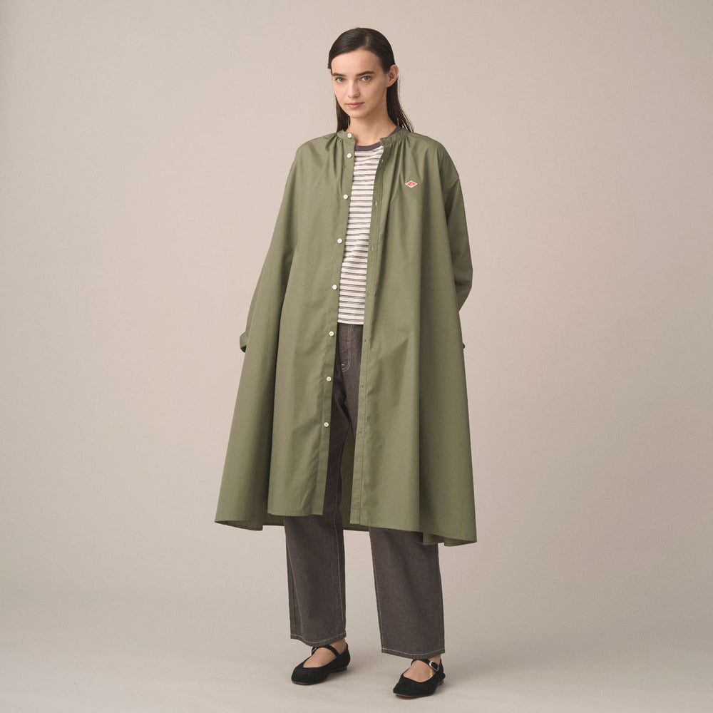 Women's T/C Broadcloth Gathered Shirt Dress