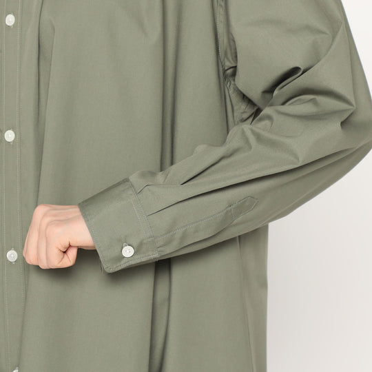 Women's T/C Broadcloth Gathered Shirt Dress