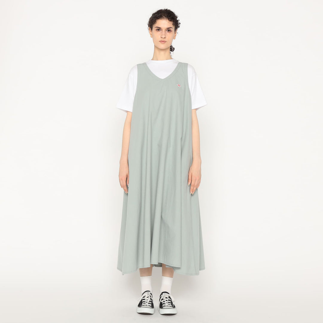 Women's High Count Cotton V Neck Dress