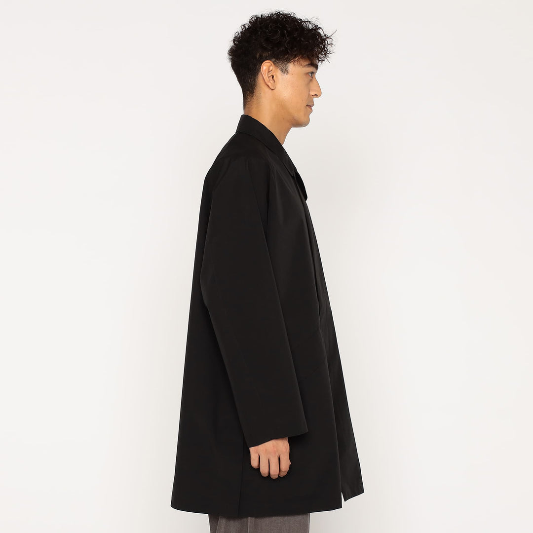 Men's 3-Layer Cloth Balmacaan Mid-length Coat