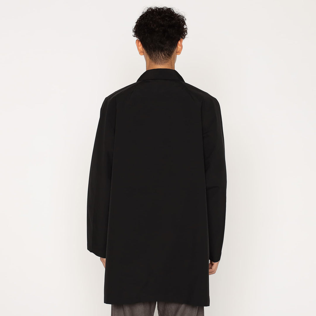 Men's 3-Layer Cloth Balmacaan Mid-length Coat