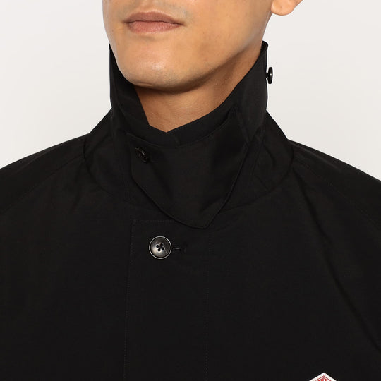 Men's 3-Layer Cloth Balmacaan Mid-length Coat