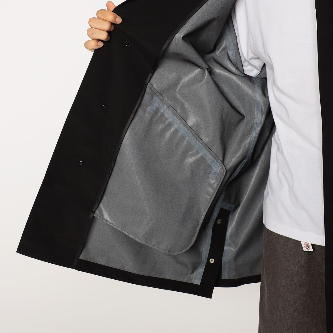 Men's 3-Layer Cloth Balmacaan Mid-length Coat