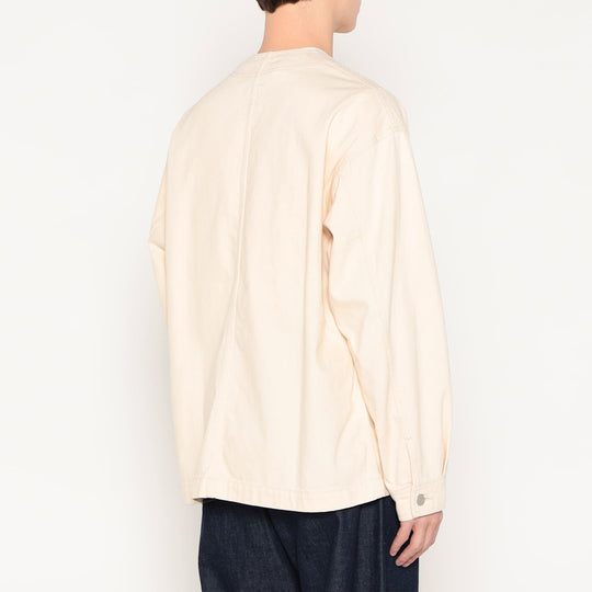 Men's Cotton Drill Collarless Jacket