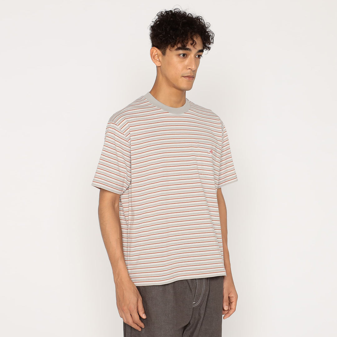 Men's Short Sleeve Pocket T-shirt Stripe