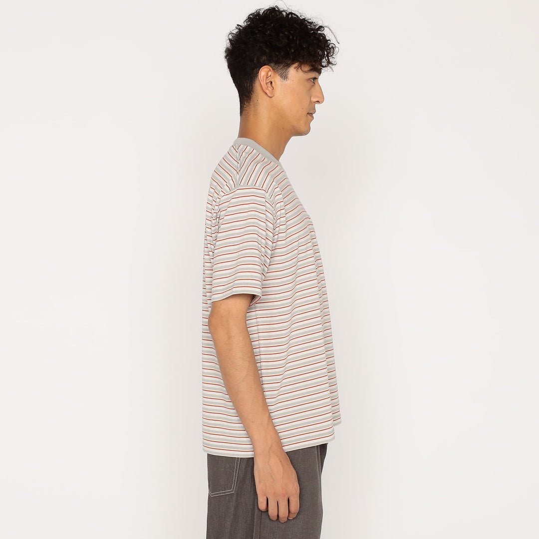 Men's Short Sleeve Pocket T-shirt Stripe