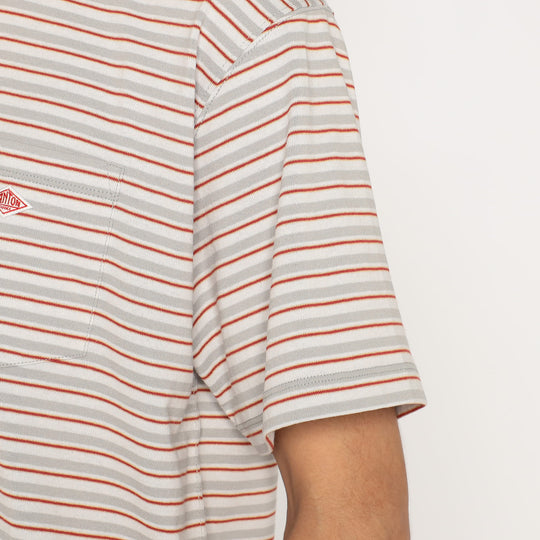 Men's Short Sleeve Pocket T-shirt Stripe
