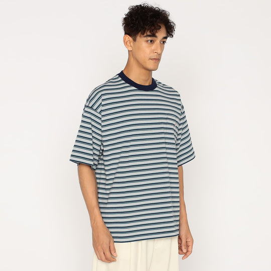 Men's Big Silhouette Pocket T-shirt Stripe