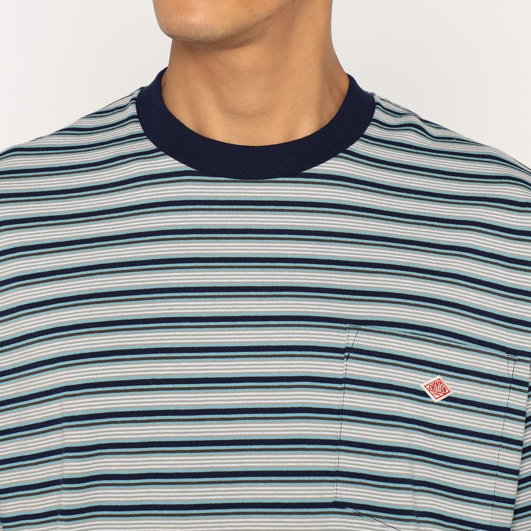 Men's Big Silhouette Pocket T-shirt Stripe