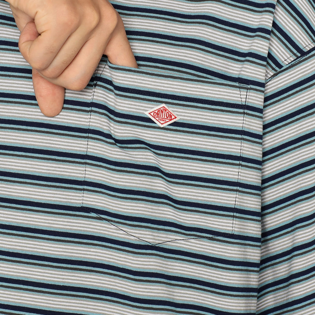 Men's Big Silhouette Pocket T-shirt Stripe