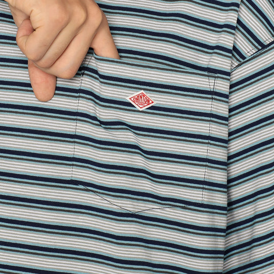 Men's Big Silhouette Pocket T-shirt Stripe