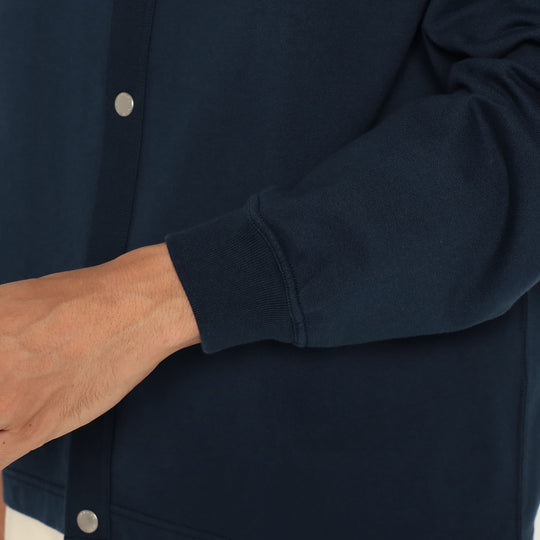 Men's Cotton Terry V-neck Cardigan