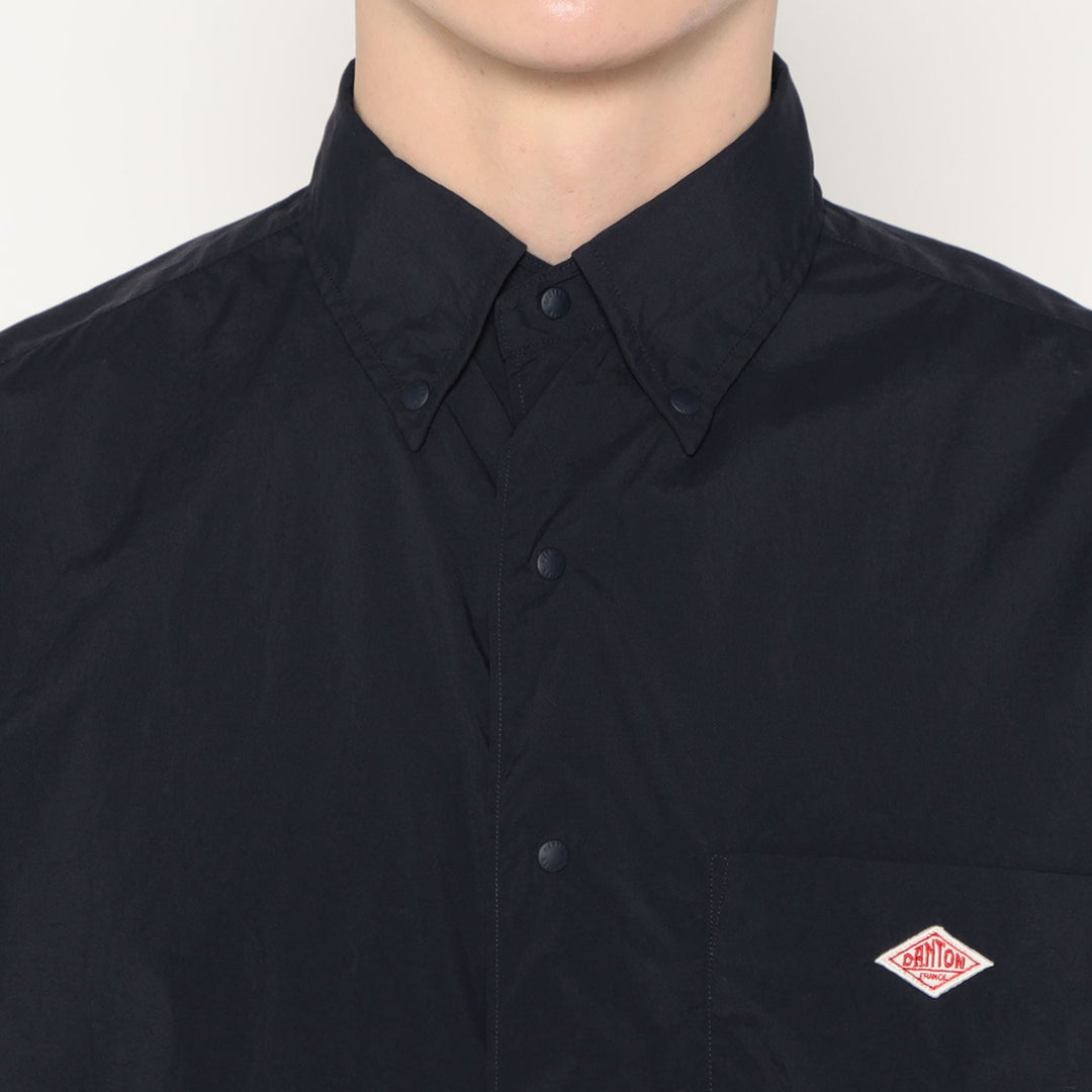Men's Typewriter Short Sleeve Button-Down Shirt