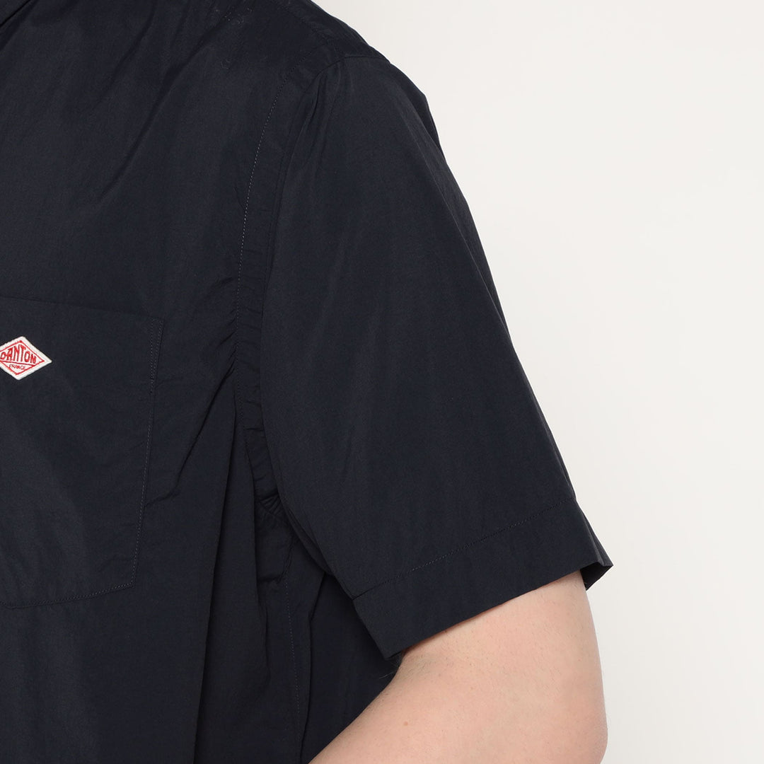 Men's Typewriter Short Sleeve Button-Down Shirt
