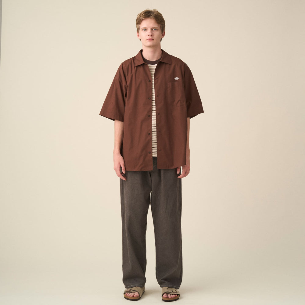 Men's Back Logo Short Sleeve Work Shirt