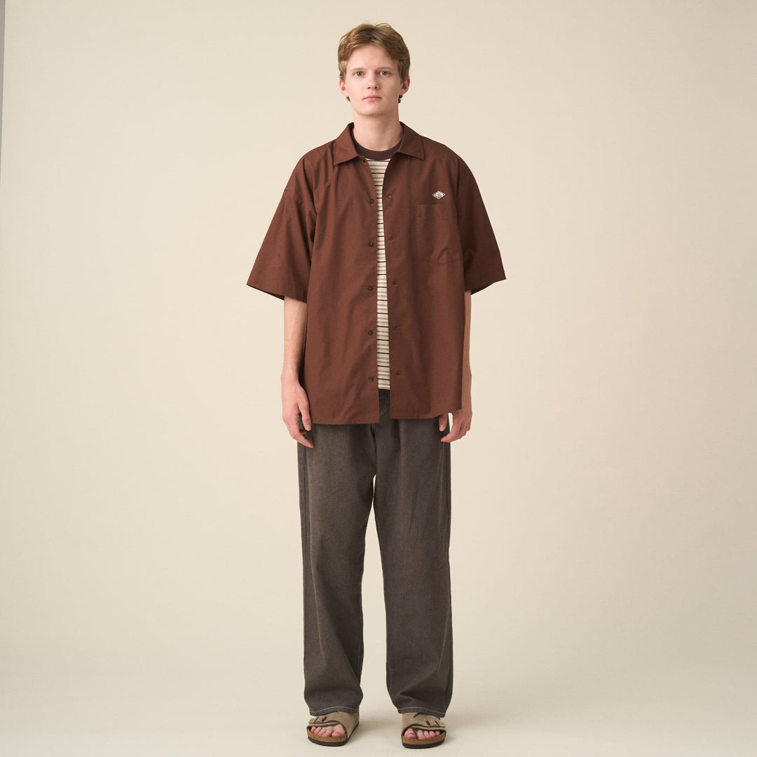 Men's Back Logo Short Sleeve Work Shirt