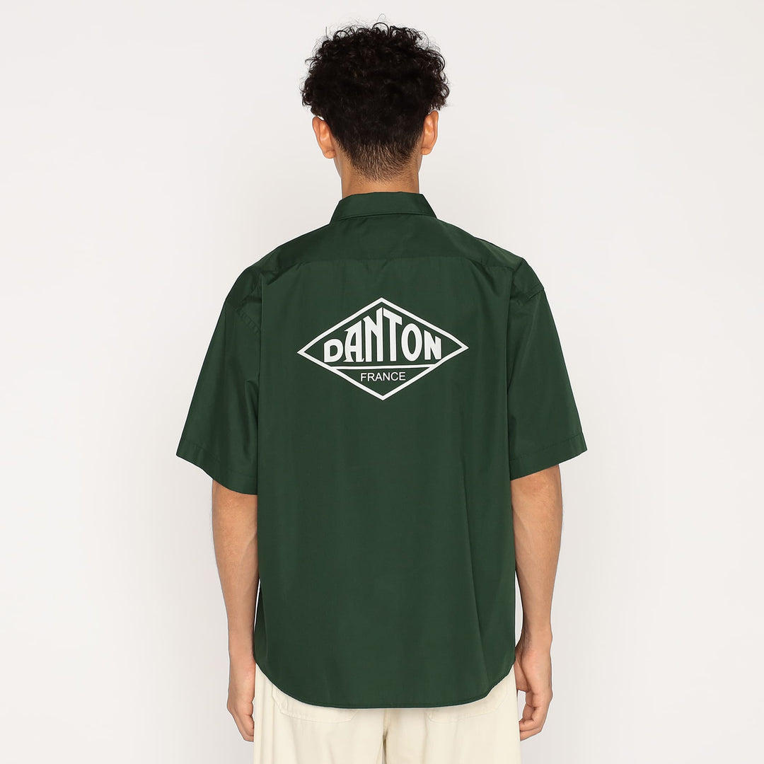 Men's Back Logo Short Sleeve Work Shirt