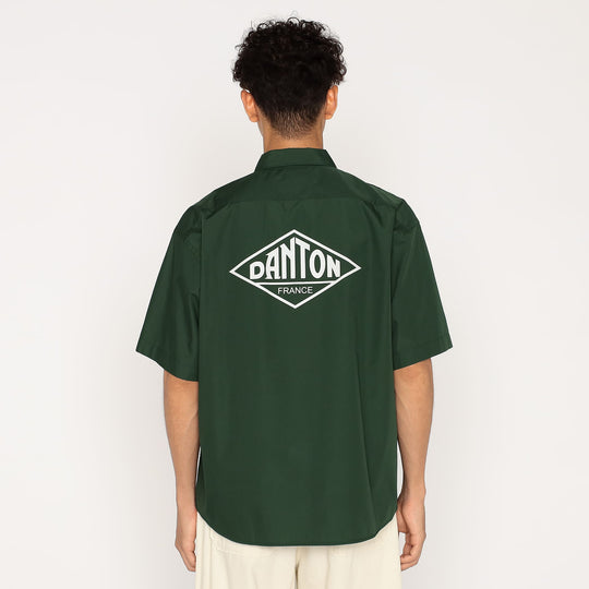 Men's Back Logo Short Sleeve Work Shirt