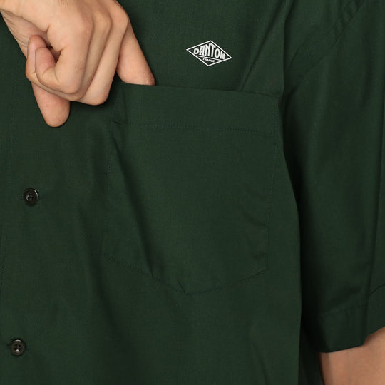 Men's Back Logo Short Sleeve Work Shirt