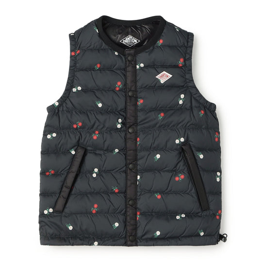 Kids' Inner Down Crewneck Vest Print