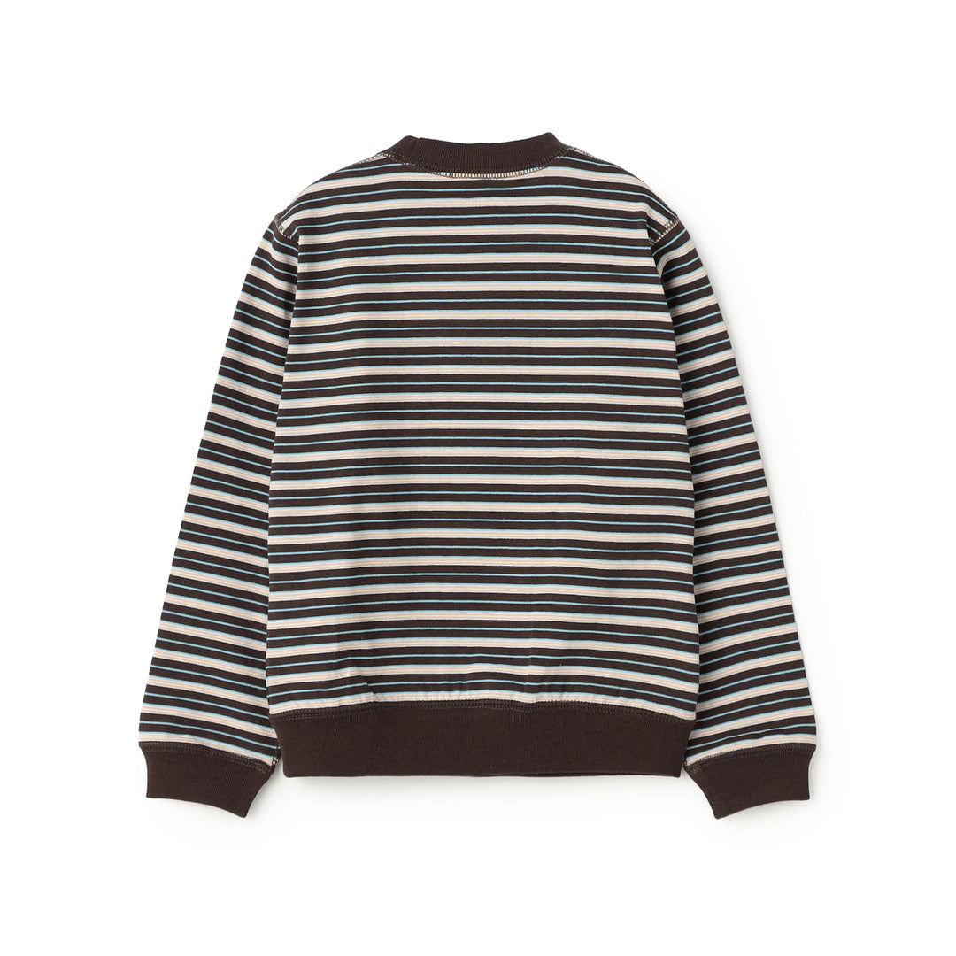 Kids' Long Sleeve Sweat T-Shirt Stripe