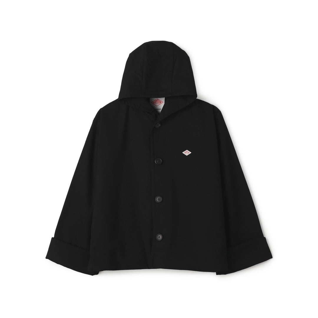 Women's Wool Like Insulation Hooded Wide Jacket